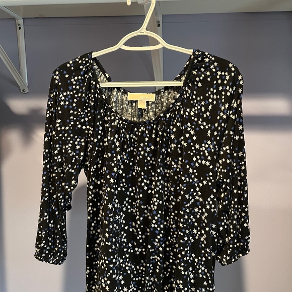 MICHAEL Michael Kors Tops - MICHAEL Michael Kors Size Medium Black Top with Stars